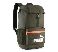 Puma Unisex Rucksack PUMA PHASE HOODED Backpack 091736-09 Dark Olive-Glowing Red