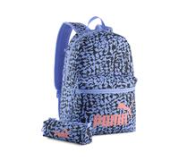 Puma Unisex Rucksack Set PUMA PHASE AOP Backpack Set 091733-03 Intense Lavender-Animal AOP