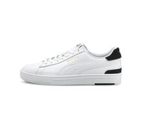 PUMA Unisex Serve Pro Sneaker, White White Team Gold Black, 39 EU
