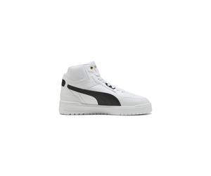 PUMA Unisex Shuffle Downtown Mid White-black-gold Größe: 36 | Trainers Outlet | Unisex | Weiß