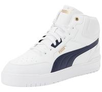 Puma Unisex Sneaker Shuffle Downtown Mid Weiß/Navy/Gold Größe 44,5