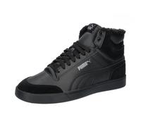 Puma Unisex Sneaker Shuffle Mid Fur 387609-01 44.5 Puma Black-Black-Steel Gray