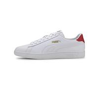 PUMA Smash V2 Leder Sneaker PUMA white/high risk red/PUMA team gold 44