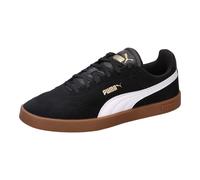 Puma Club II Indoor Suede Sneaker schwarz/weiß/hellbraun - 43