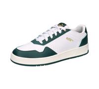 Puma Unisex Sneaker Court Classic 395018-16 42.5 PUMA White-Dark Myrtle-PUMA Gold