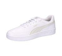 Puma Court Classic CLEAN, Unisex Sneaker, Puma White-Vapor Gray,