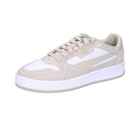 Puma Unisex Sneaker Court Classic Street SD 400215-03 48 Puma White-Desert Dust-Puma Gold