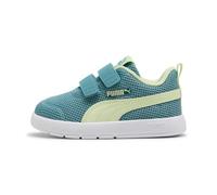 PUMA Unisex-Sneaker COURTFLEX V3 MESH INF für Babys, Ostsee-Blau-Apfelspritz, 5 UK-Kinder