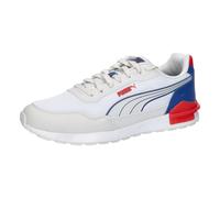 Puma Unisex Sneaker Graviton Mega 385873-07 38 Puma White-Feather Gray-Puma Red-Clyde Royal