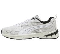 Sneaker PUMA "MILENIO TECH 2000", Damen, Gr. 40, feather gray, puma weiß, puma silber, Textil, unifarben, Schuhe Sneaker, für sportliche Aktivitäten und Streetwear, Obermaterial aus Textil (53544019-4