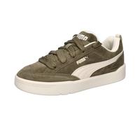 PUMA Unisex Park Lifestyle Raw Sneaker, Loden Green Alpine Snow, 43 EU