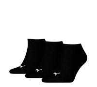 PUMA Unisex Plain Sneaker Sock, Black-New, 39/42 (3er Pack)