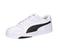 PUMA RBD Break Low Unisex-Sneaker, Weiß/Schwarz, 5 UK