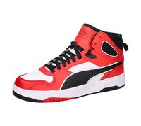 PUMA RBD Break MID Unisex-Sneaker, Weiß/Schwarz, für alle Zeiten, Rot, 5.5 UK