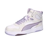 PUMA Unisex Sneaker RBD Break Mid – Federgrau/Lila Crush/Weiß – Größe 40