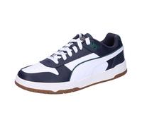 PUMA RBD Game Low, Unisex Sneaker, New Navy White-Dark Myrtle,