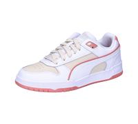 PUMA RBD Game Low, Unisex Sneaker, Alpine Snow White-PINK Fruit,