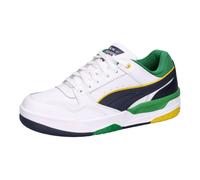 Sneaker PUMA "REBOUND RETRO", Gr. 42,5, puma weiß, archive grün, new navy, mehrfarbig, sportlich, Schuhe (65240940-42,5) puma weiß, archive grün, new navy