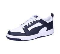 Puma Sneaker Rebound V6 Low Unisex Weiß/New Navy Größe 42,5 EU