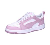 PUMA Rebound V6 Low Unisex Sneaker, Puma White Rose Mauve, 38 EU