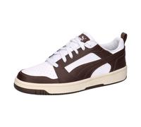 Puma Unisex Sneaker Rebound v6 Low 392328-42 44.5 PUMA White-Chocolate-Alpine Snow