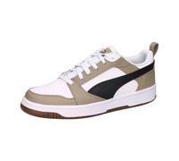 Puma Unisex Sneaker Rebound v6 Low 392328-52 44.5 PUMA White-PUMA Black-Ice Coffee