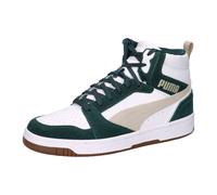 Puma Unisex Rebound V6 SdSneaker, Puma White Desert Dust Green Terrain, 39 EU