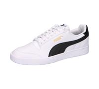 PUMA Sneaker Puma Shuffle – Unisex, Puma White/Puma Black/Puma Team Gold, Größe 42,5 EU