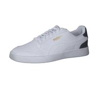 Puma Unisex Sneaker Shuffle 309668-05 40.5 Puma White-Peacoat-Team Gold