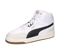 Puma Shuffle Downtown Mid Sneaker, Unisex, Puma Weiß, Puma und Schwarz, Dampfgrau, 36 EU