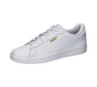 Puma Smash 3.0 L Unisex Sneaker , Puma White Puma White Puma Gold, 44 EU