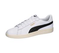 Puma Smash 3.0 L Unisex Sneaker , Puma White Puma Black Puma Gold Frosted Ivory, 42.5 EU
