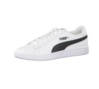 PUMA Unisex Puma Smash v2 L Low-Top, Puma White-Puma Black, 48.5 EU