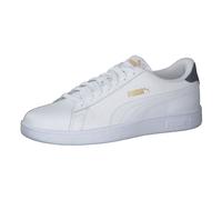 Puma Unisex Sneaker Smash v2 L 365215-35 37.5 Puma White-Peacoat-Puma Team Gold