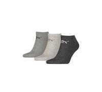 PUMA 3er Pack Sneaker Socken Damen|Herren grau 39