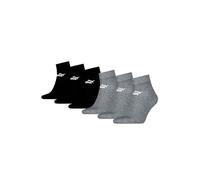 PUMA Unisex Quarter Socken Sneaker knöchelhoch für Damen Herren 6er Pack, Farbe:003 -grey/black, Socken & Strümpfe:39-42