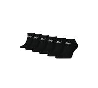 Puma Sneaker-Socken knöchelhoch Unisex Damen & Herren Schwarz 39-42 – 6er Pack