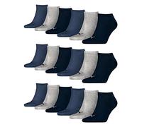 PUMA unisex Sneaker Socken Kurzsocken Sportsocken 261080001 12 Paar, Farbe:Mehrfarbig, Menge:12 Paar (4 x 3er Pack)