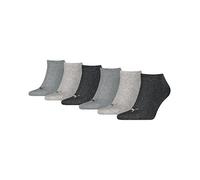 Puma unisex Sneaker Socken Kurzsocken Sportsocken 261080001 6 Paar, Farbe:Grau, Menge:6 Paar (2 x 3er Pack), Größe:39-42, Artikel:-800 anthracite/l mel grey/m mel grey