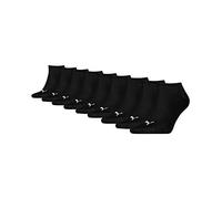 PUMA unisex Sneaker Socken Kurzsocken Sportsocken 261080001 9 Paar, Farbe:Schwarz, Menge:9 Paar (3 x 3er Pack), Größe:35-38, Artikel:-200 black