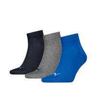 PUMA Unisex Plain Quarter 3 pack