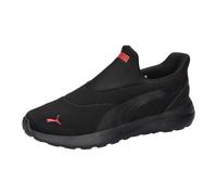 PUMA SOFTRIDE Cosmic SLIPTECH Unisex-Sneaker, Schwarz, Schwarz, Rot, 11 UK