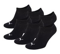 PUMA Unisex Sneaker Sport Socken Sportsocken Füsslinge 251025 im 6er Pack (6Paar = schwarz, 6 Paar - 39/42)