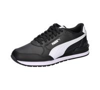 Puma ST Runner V4 L Unisex Sneaker, Schwarz/Weiß, 8 UK