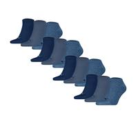 PUMA Unisex Sneakersocken, 12er Pack - Sneaker Plain 12P, Logo, einfarbig Denim Blau 39-42