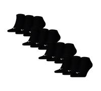 Sneakersocken PUMA "Socken Sneaker Plain 12P 12er Pack", Damen, Gr. 35-38, schwarz, Obermaterial: 66% Baumwolle CO. 18% Polyamid PA. 14% Polyester PES. 2% Elasthan EL., Socken Sneakersocken (95933124-