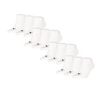 PUMA Unisex Sneakersocken, 12er Pack - Sneaker Plain 12P, Logo, einfarbig Weiß 43-46