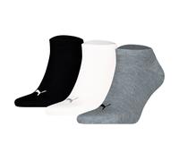 Puma 3P Sneaker Socks Schwarz/Grau Gr 35/38