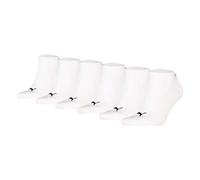 PUMA Unisex Sneakersocken, 6er Pack - Sneaker Plain ECOM 6P, Logo, einfarbig