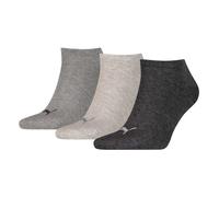 PUMA Plain Sneaker - Trainer Socken 3er-Pack (261080001) 47-50 ANTHRACI/L MEL GREY/M MEL GREY